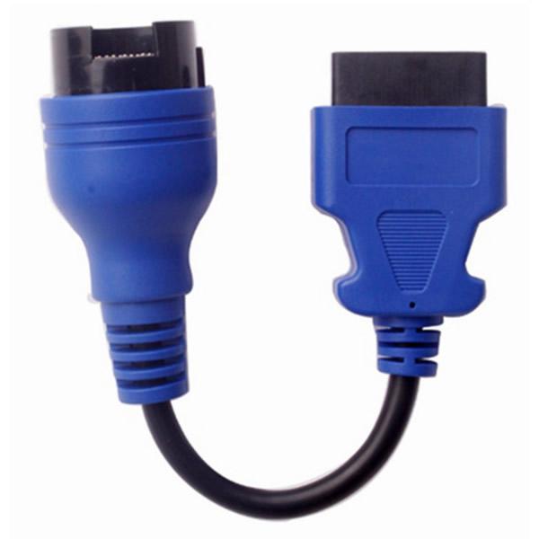 Cable OBDII Top Quality Pin38 a 16Pin para Camiões IVECO Diagnóstico Tool -Blue Versão