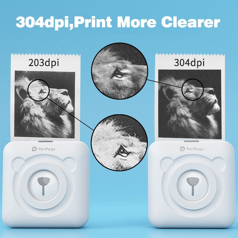 Mini Impressora A6 304DPI 1 Peripage Impressora de Fotos Térmica Portátil Bluetooth Lable Impressora Soft Case Proteção Multifuncional