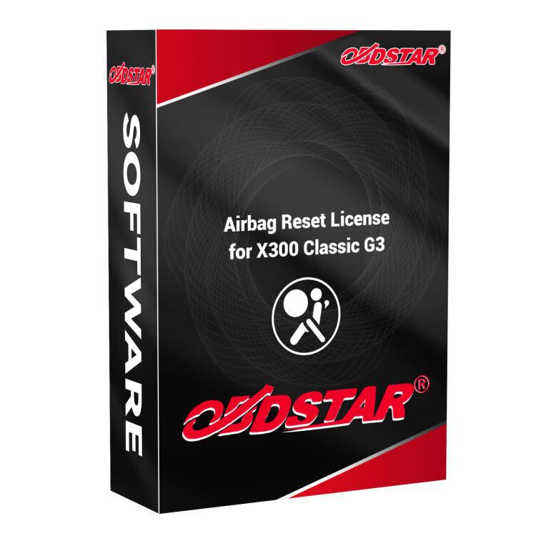 Autorização da função de redefinição do airbag para OBDSTAR X300 Classic G3