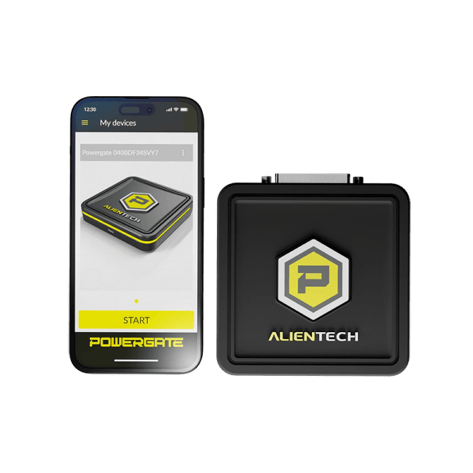 2024 Alientech Powergate com o Powergate App & Powergate Cloud, personaliza o desempenho do veículo com um toque no seu smartphone