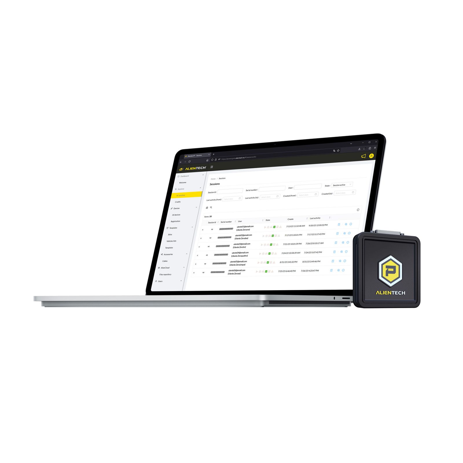 2024 Alientech Powergate com o Powergate App & Powergate Cloud, personaliza o desempenho do veículo com um toque no seu smartphone