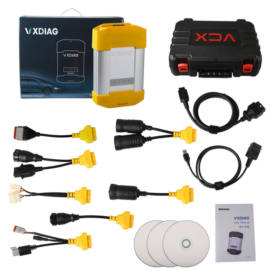Allscanner VXDIAG VCX HD Truck Diagnostic System for CAT, VOLVO, HINO, Cummins, Nissan