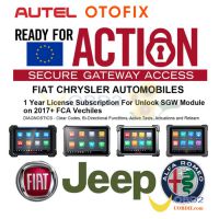 Autel europeu FCA Chrysler Fiat Alfa SGW serviço de desbloqueio de gateway de segurança para ferramentas Autel / OTOFIX
