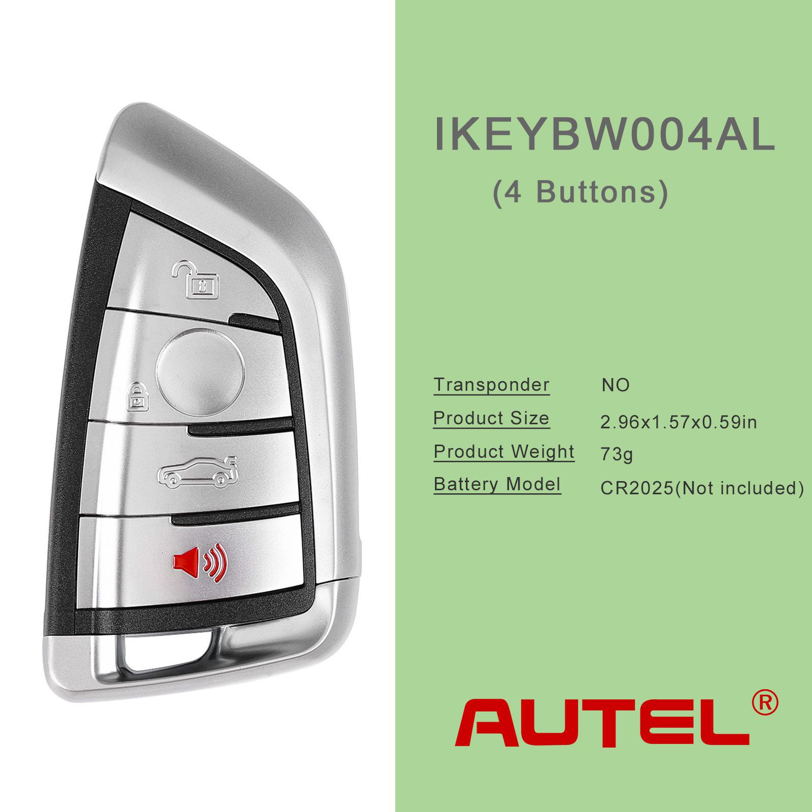 AUTEL IKEYBW004AL BMW 4 Botões Inteligente Universal Chave Compatível com BMW 5 pçs/lote