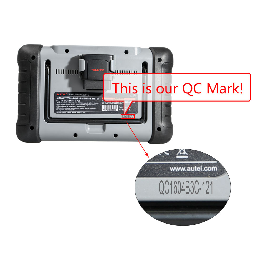 2018 Autel MaxiCOM MK808TS Auto TPMS Relearn Tool Universal Tire Sensor de ativação de pressão Monitor Reset Scanner