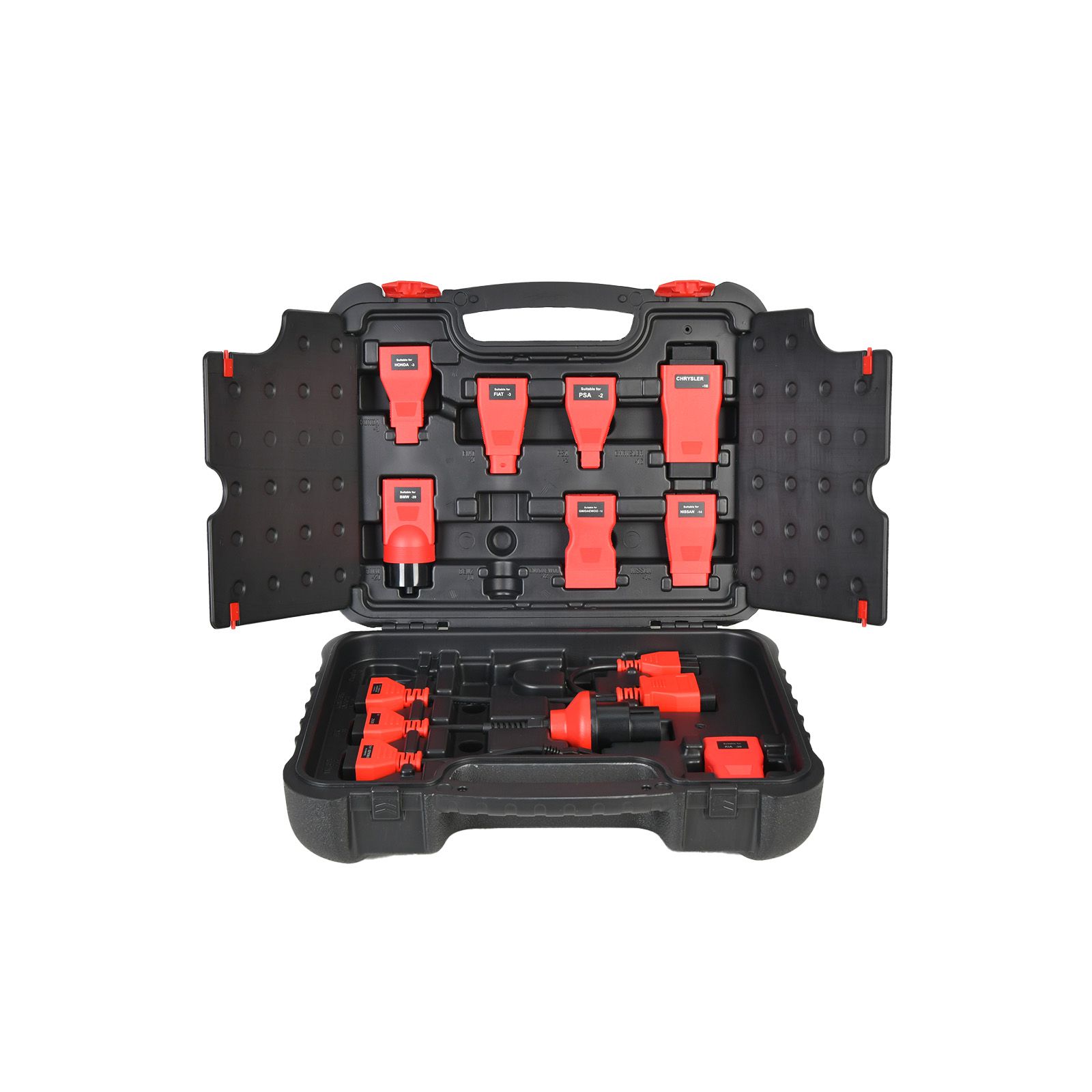 Autel MaxiPRO MP808BT Pro Kit com Adaptadores OBDII Suporte 3000 + Codificação de ECU de Suporte Bidirecional, 30 + Serviços 150 Marcas, FCA AutoAuth