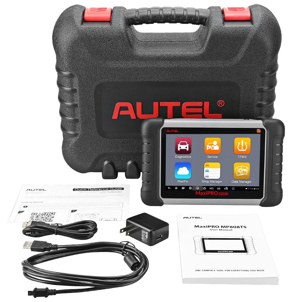 Autel MaxiPRO MP808TS Automotive Diagnostic Scanner com TPMS Service Function e Wireless Bluetooth (Primeira Versão de Maxisys MS906TS)