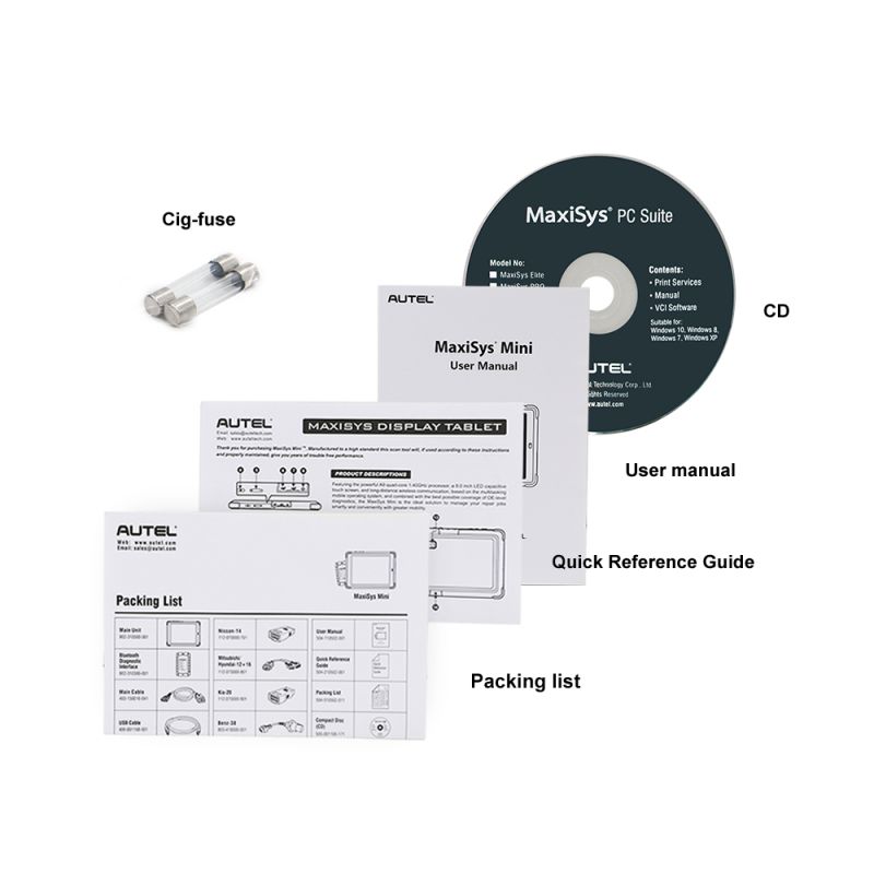 NOVO Autel Original MaxiSys Mini MS905 Bluetooth /WIFI Automotive Diagnostic &Analysis System with LED Display