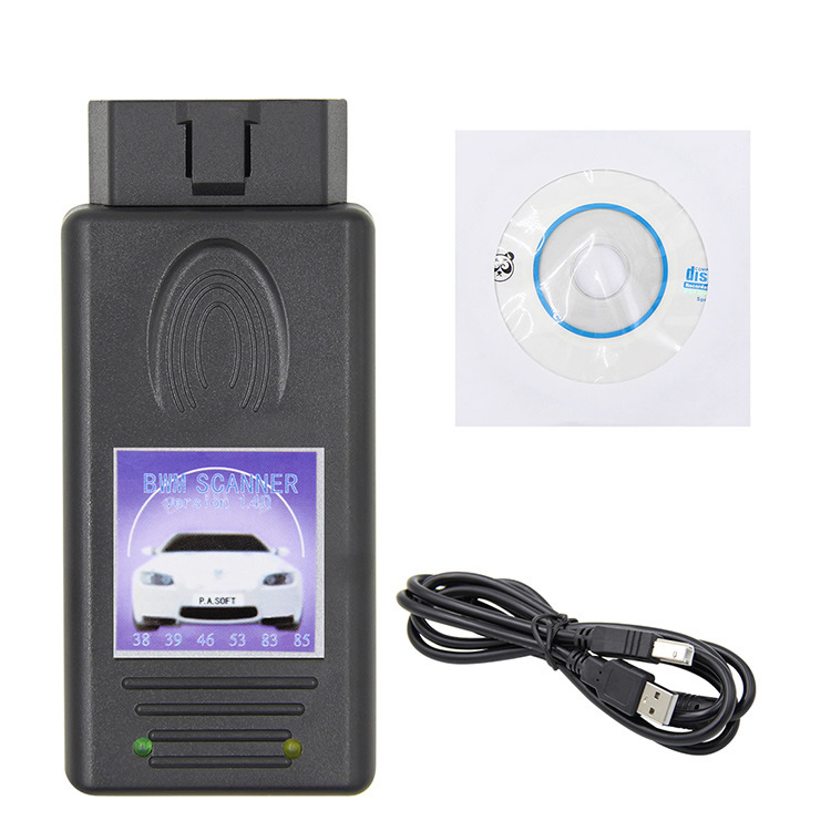Promotion Auto OBD2 Scanner V1.4.0 For BMW Unlocked Version with FTDI FT232RL Chip