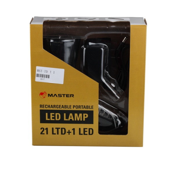 Lâmpada LED recarregável e portátil MST -7D