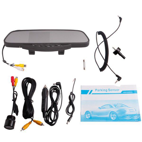 Buy REARVIEW MIRROR WITH 3.5" TFT AND CAMERA
