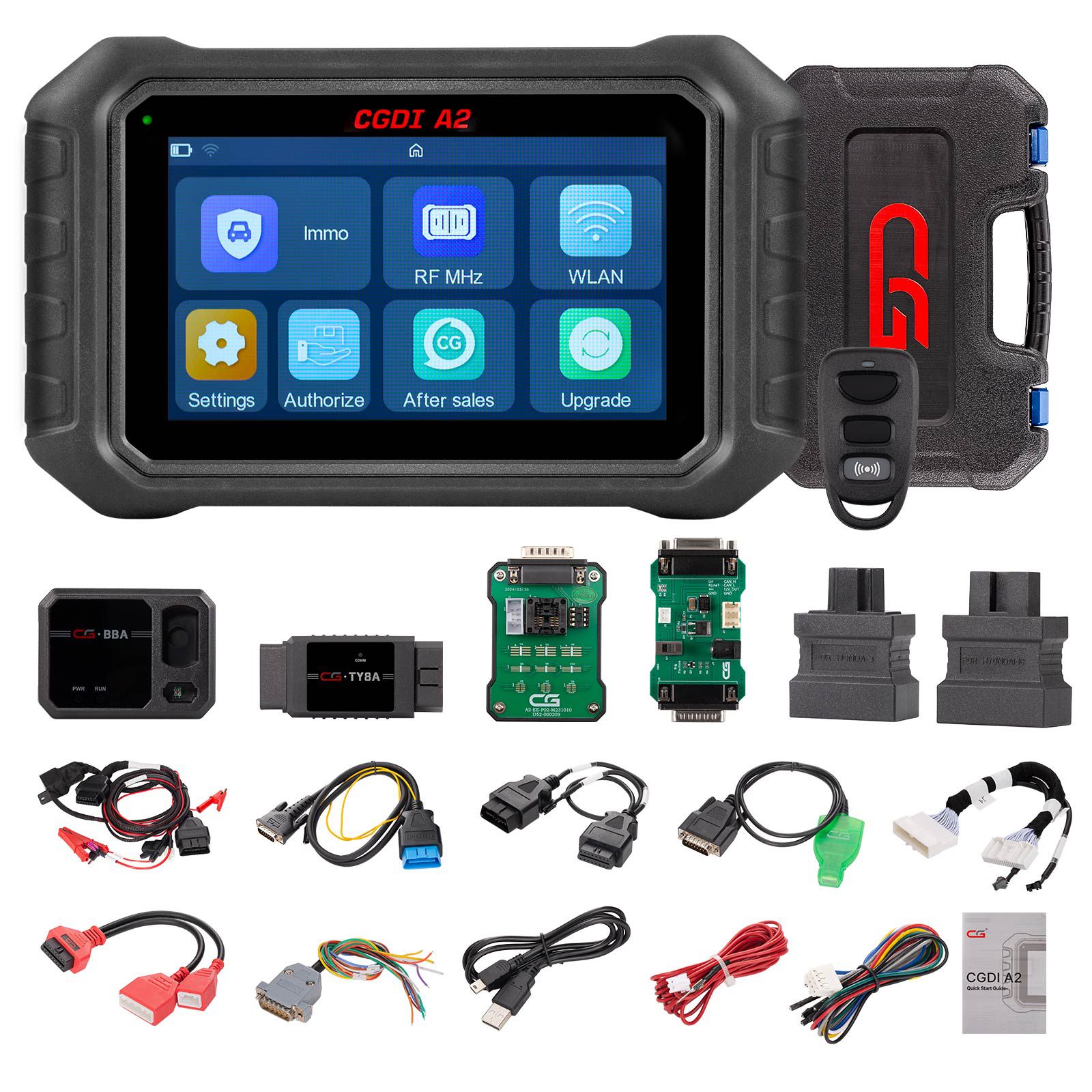 2025 Novo CGDI A2 Key Programmer Edição Premium IMMO Detecção de Frequência de Correspondência Suporte à Conectividade WiFi BMW Série G BDC2 Sem Taxa Anual