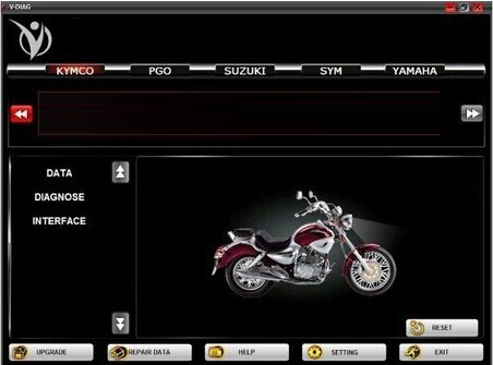 Classic 7 in 1 Multi -Brand Motorcycle Scanner Software