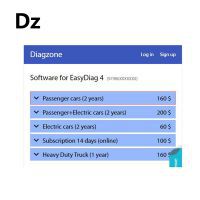 Diagzone XDIAG Software Assinatura de Software Aberto Carros de passageiros Thinkcar Thinkdiag Bota velha Easydiag Golo pro