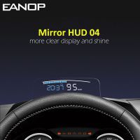 EANOP HUD Mirror 04 Car Head up Display OBD2 Windshield Velocidade Projetor Alarme de Segurança Temperatura da água Sobrevelocidade RPM Tensão