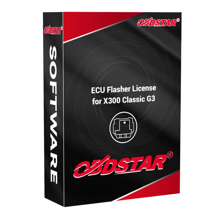 Autorização da função do flasher do ECU para OBDSTAR X300 Classic G3