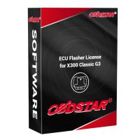 Autorização da função do flasher do ECU para OBDSTAR X300 Classic G3