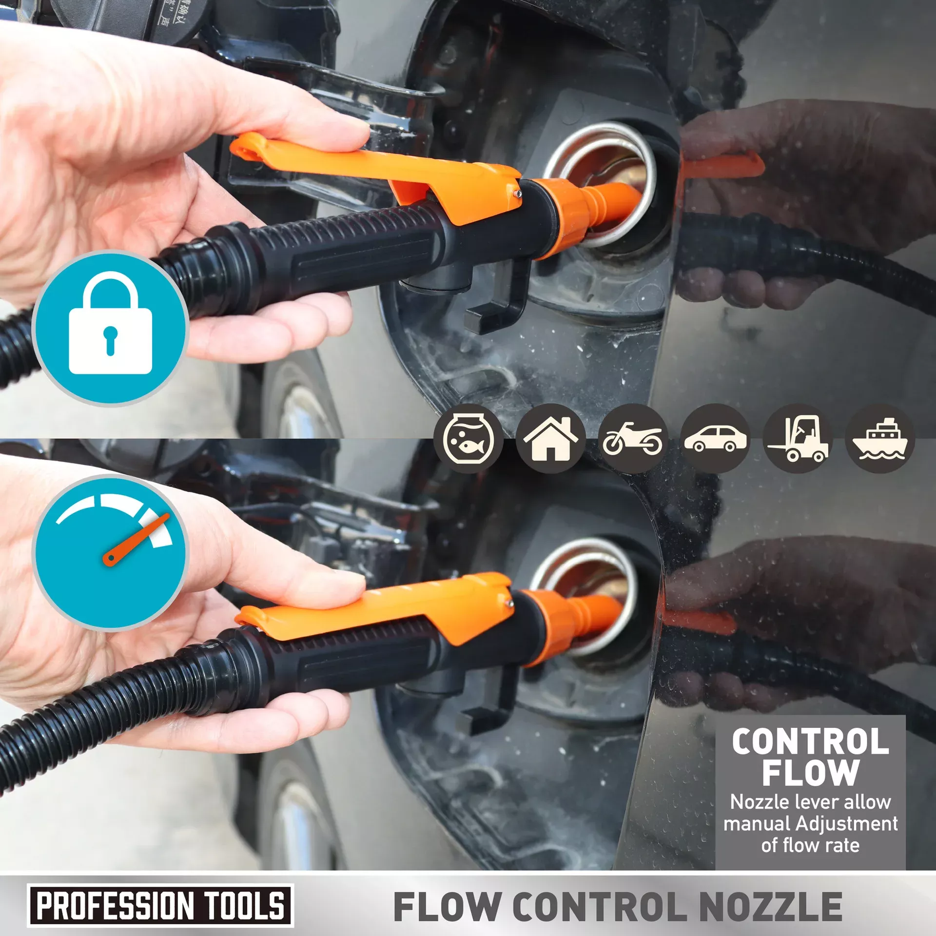 Bomba de transferência de líquido Siphon bomba de óleo elétrico bomba portátil operada água GasToolsFluid Extractor para barcos de motocicleta de carro