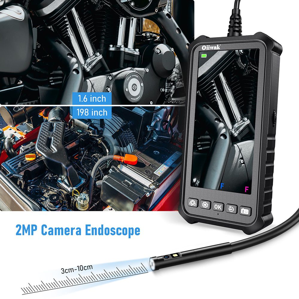 5.5mm Endoscópio Câmera 1080P Mini Câmera Endoscópio 5mm Dual Lens Endoscopia para Pesca Do Carro IP67 Vigilância Câmera de Vídeo
