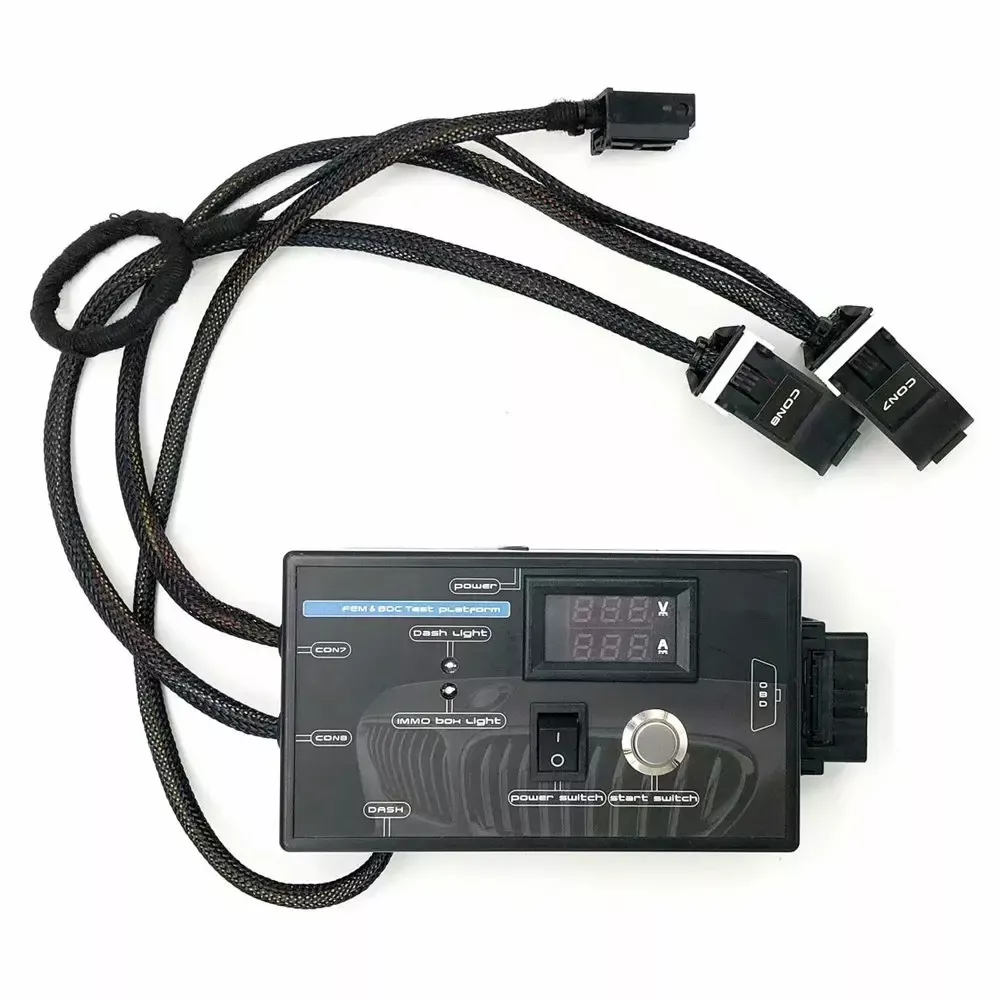 Plataforma de teste FEM/BDC para programador de chave automática BMW para plataforma de teste BMW F20 F30 F35 X5 X6 I3 sem plug da caixa de engrenagens