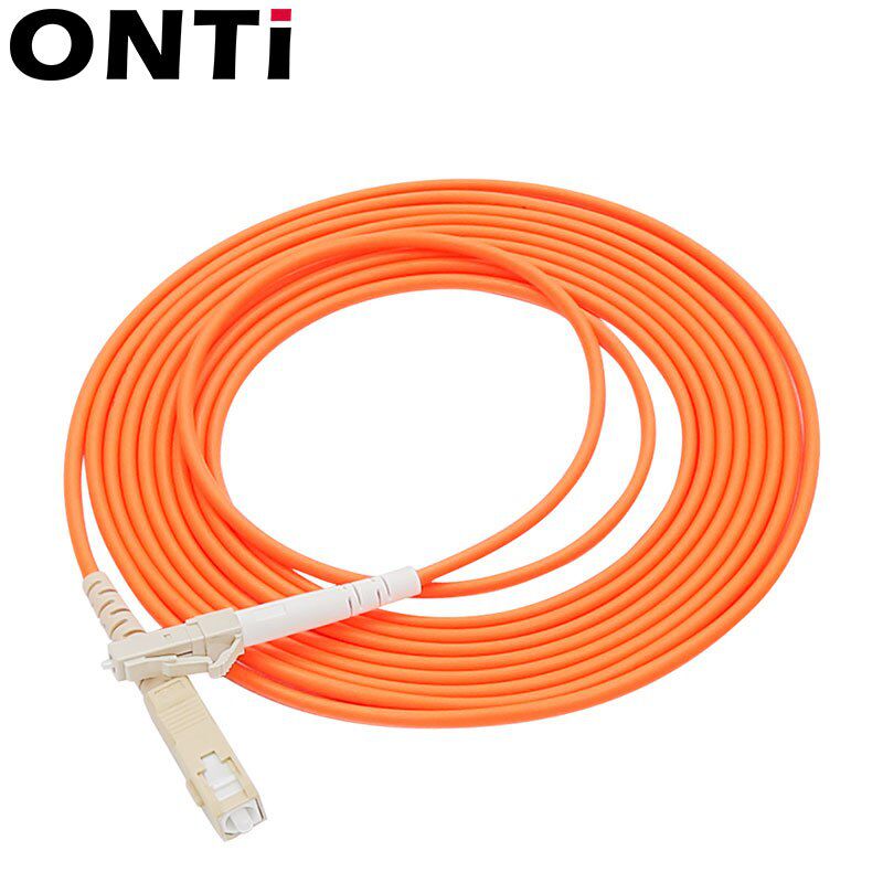 ONTi 1000Mbps Multimodo LC-LC cabo de remendo de fibra Cabo de remendo de fibra UPC LC-ST MM Duplex OM2 3m 10m 30m