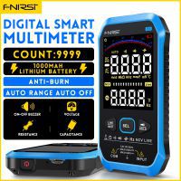 FNIRSI S1 Multímetro Digital Inteligente 9999counts AC DC Tensão Resistência Capacitância Diodo NCV Hz Live Wire Color Display Tester
