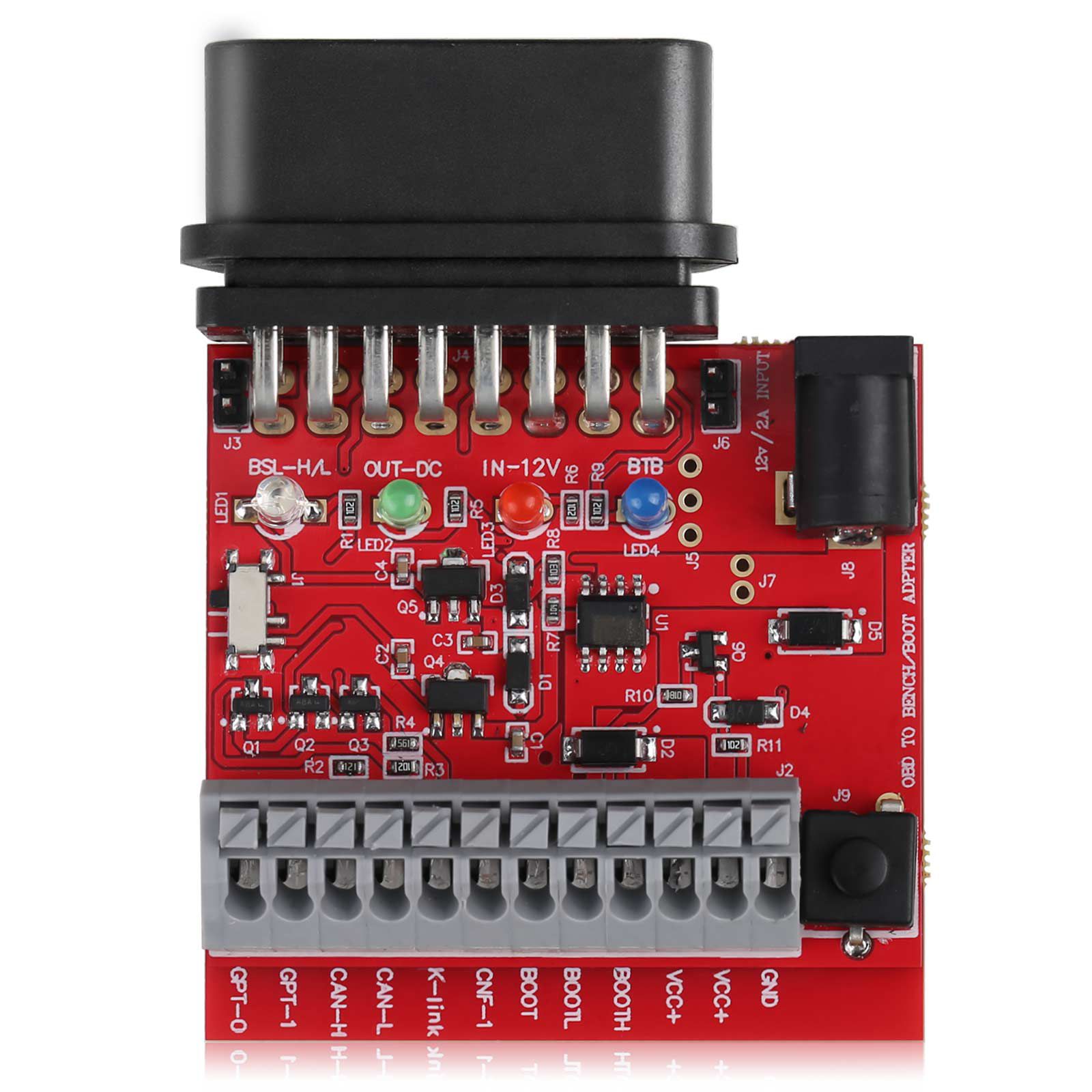 Adaptador de expansão OTB 1.0 (adaptador OBD no banco) para programador de ECU FoxFlash