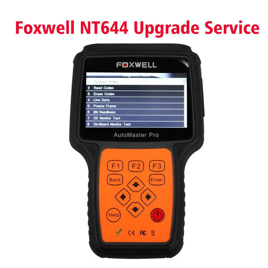 Atualização AutoMaster Foxwell NT644 para NT644 Pro Service