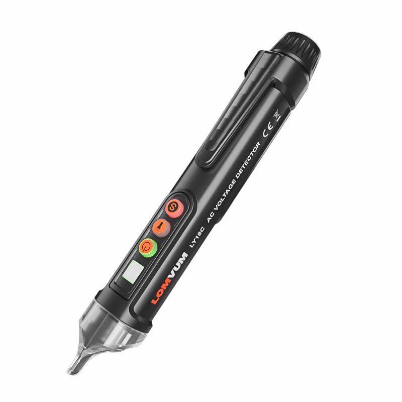LOMVUM AC Tensão Elétrica Compacta Pen Teste Corrente Lápis Disjuntor Finder 12V/48V-1000V Tensão Sensibilidade Um log