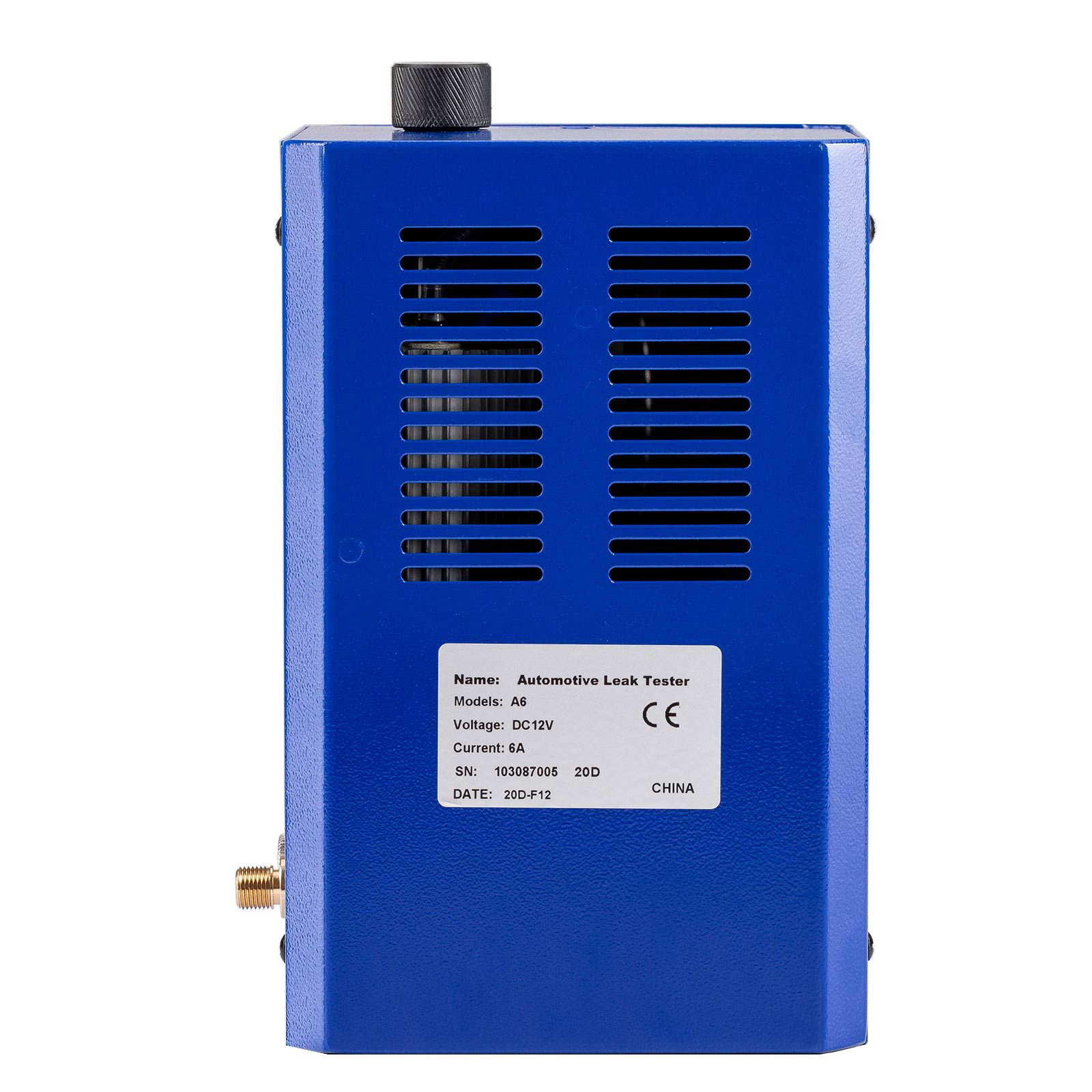Detector de vazamento de fumaça de tubulação automóvel GODIAG A6 com vazamento de teste de medidor de pressão em sistemas de tubulação de veículos para carros, motocicletas, motos de neve, ATV, barcos