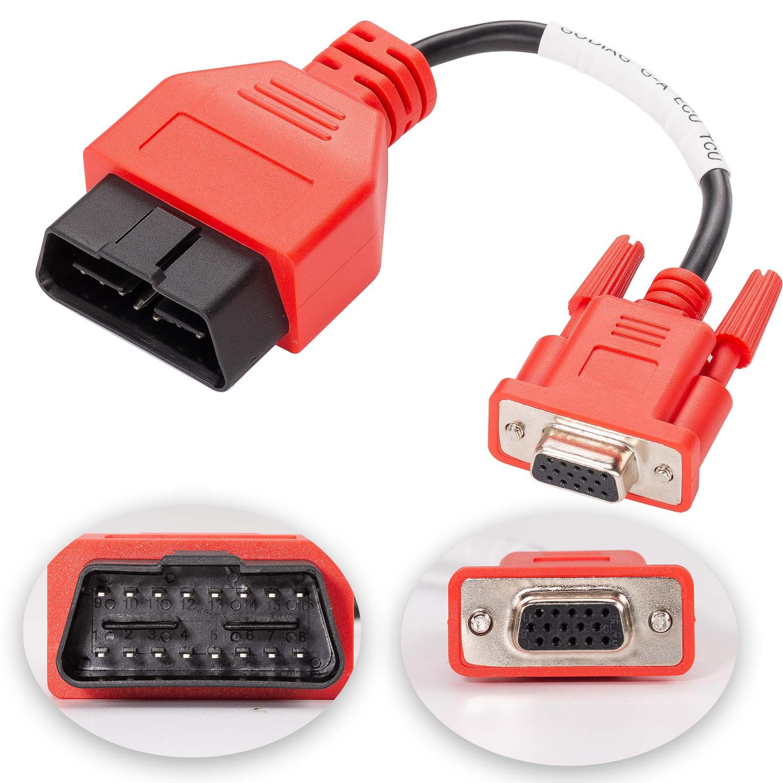 2025 GODIAG G-A ECU / TCU Cable para conectar AUTEL IM608 IM508 com GT107 / GODIAG ECU GPT Adaptador para ler e gravar dados