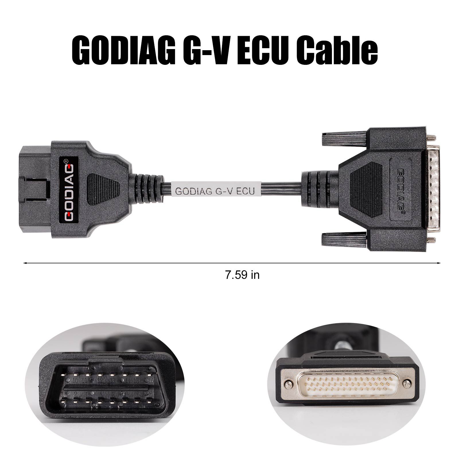 Cabo de ECU GODIAG G-V para conectar Xhorse MULTI PROG com GT107 ou GT107 + GPT BENCH BOOT para ler e gravar dados em ECU de caixa de engrenagens VAG, ECU do motor