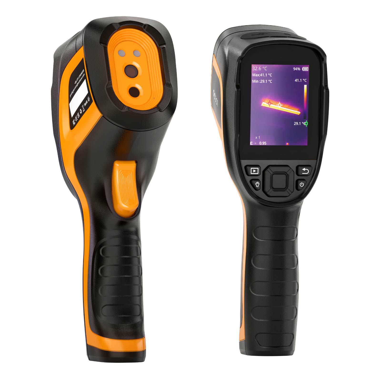 GODIAG GC001 Câmera de imagem térmica portátil, 256 x 192 IR de alta resolução, câmera infravermelha suporte Análise do PC e gravação de vídeo
