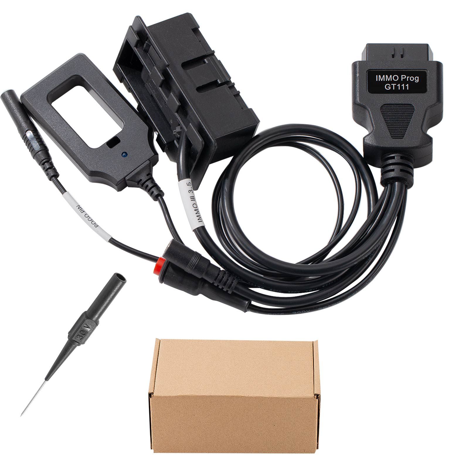 GODIAG GT111 para VW Audi Skoda assento CAN-Bus 3ª e 3.5ª geração painel IMMO chave correspondente cabo de plataforma de teste com PIN POGO para ler e escrever dados