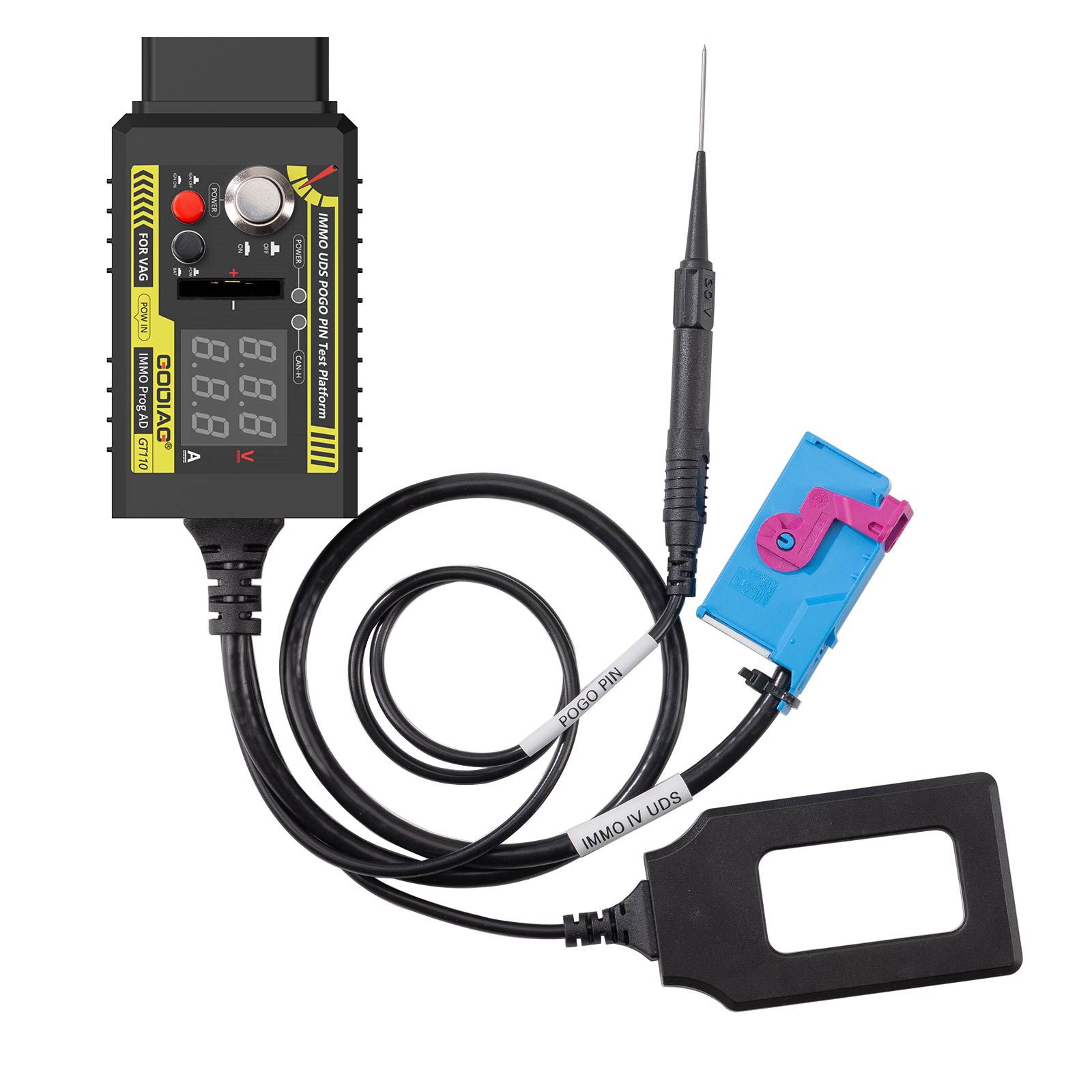 2025 GODIAG VAG Plataformas de teste GT112 K-Line com GT111 CAN-Bus e GT110 CAN-Bus UDS com Pogo Pin para VAG 2nd/3rd/3.5th/4th Generation Dashboard IMMO