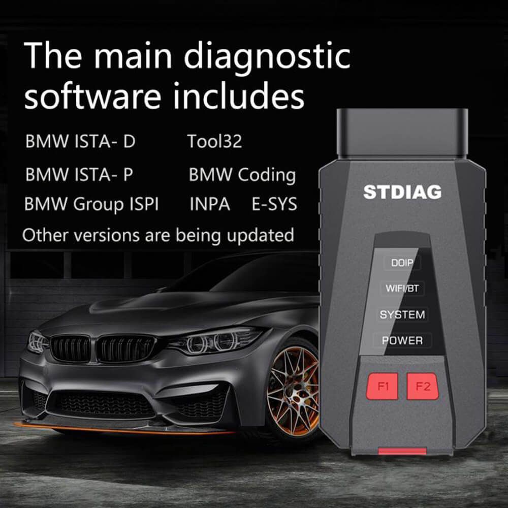 V2022.12 GODIAG V600-BM Diagnóstico e Ferramenta de Programação para BMW com ISTA-D 4.37.43.30 ISTA-P 71.0.200 Programação do Engenheiro de Apoio