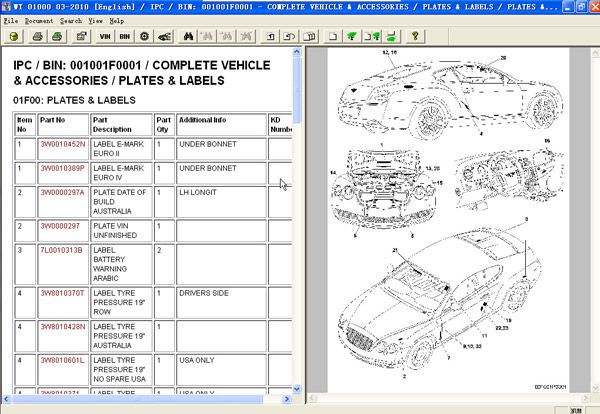 Repair Workshop Service Manual EPC ASSIST IETIS 2010 para Bentley