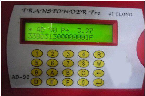 Ad90 -transponder -chave -software -display -new