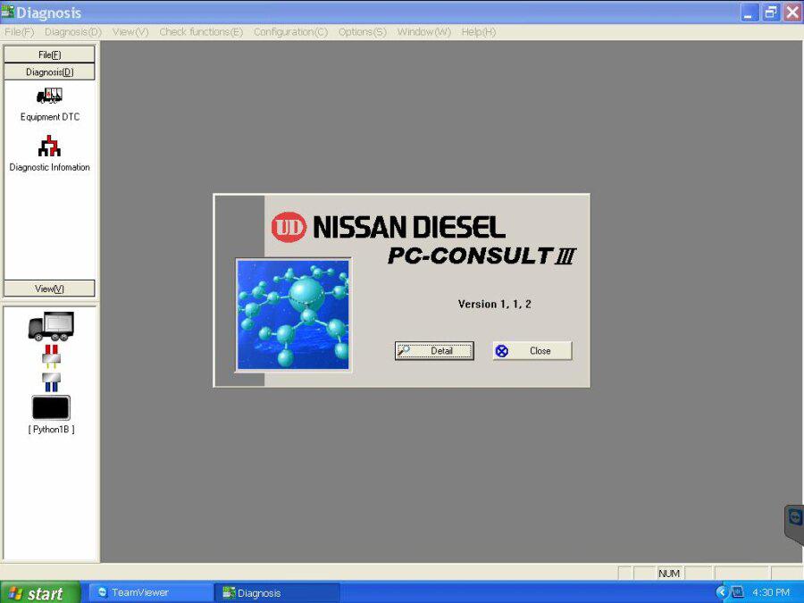 Nissan software de diagnóstico diesel