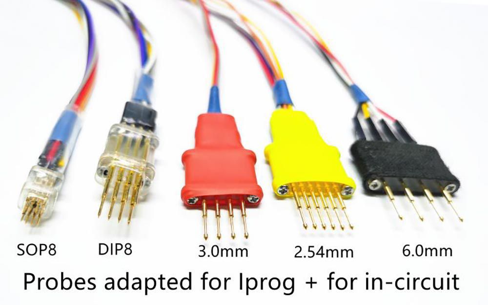 V84 Iprog+ Pro Programmer com Probes Adaptadores para ECUs EM circuito