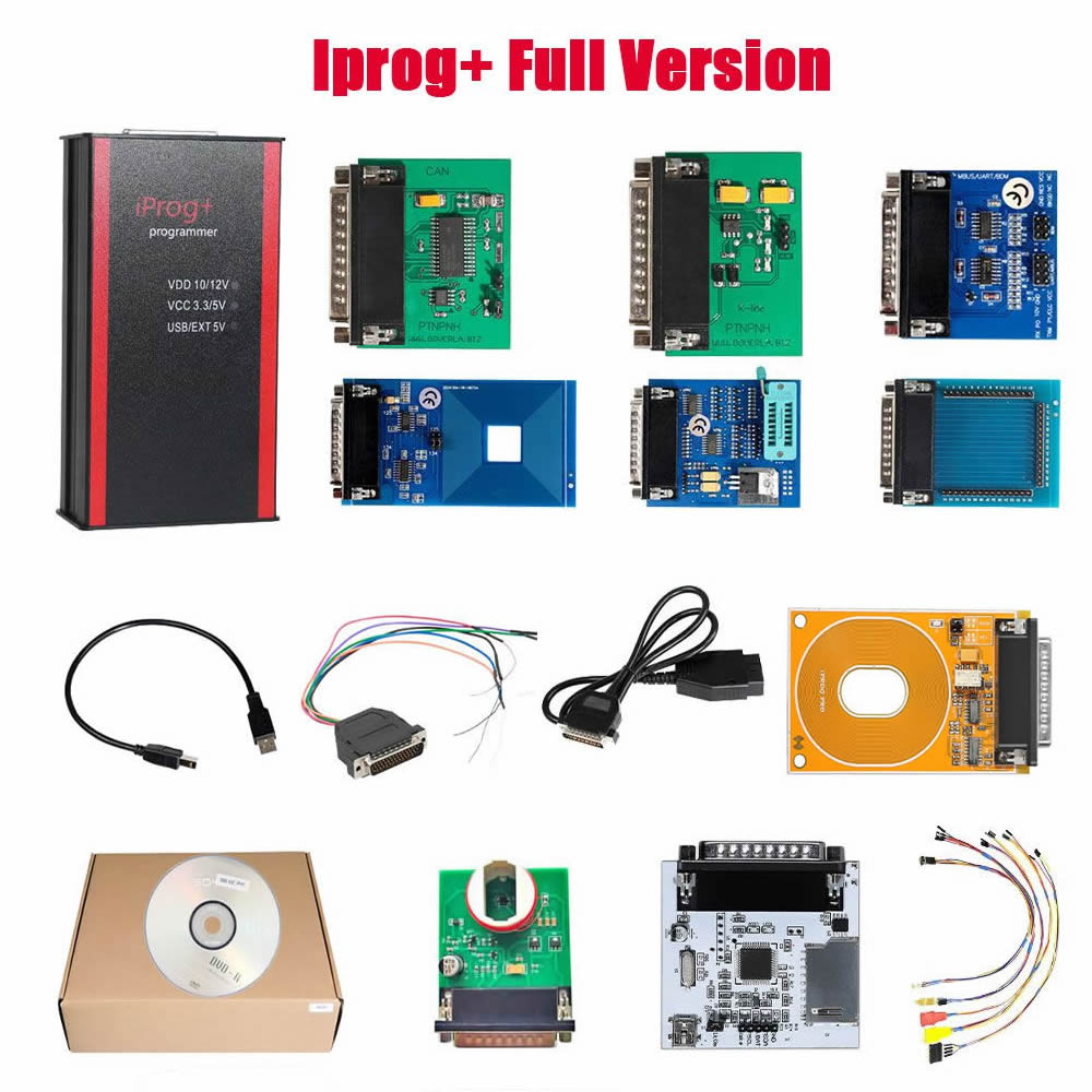 V84 Iprog+ Pro Programmer Versão Completa com Probes Adaptadores +IPROGPlus PCF79xx SD Adapter de Cartão +UniversalRDIF Adapter