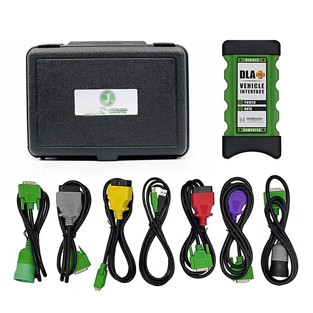 JPRO ferramenta de diagnóstico profissional 2019V1 2024 V1 scanner de caminhão pesado JPro DLA + 2.0 adaptador do kit