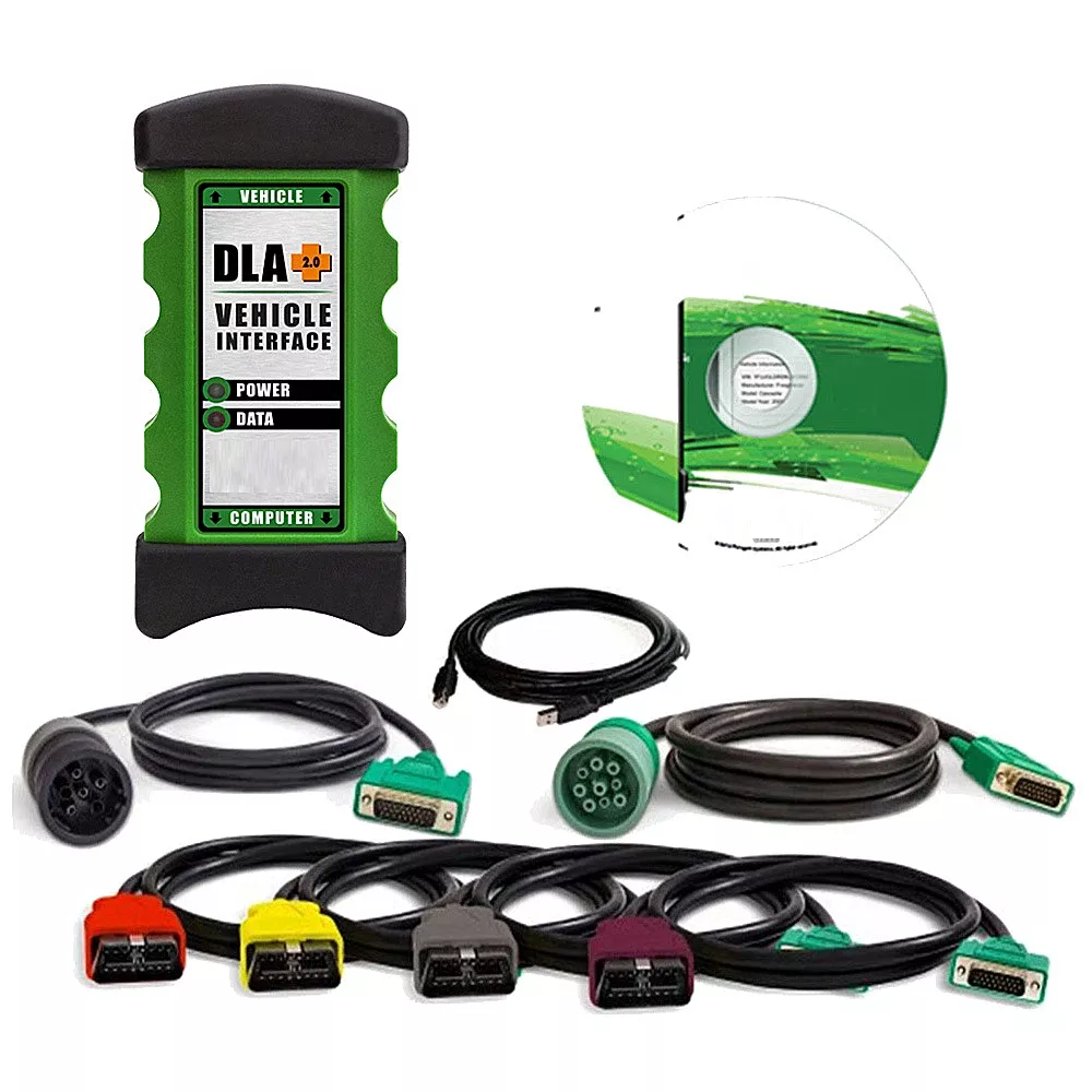 JPRO ferramenta de diagnóstico profissional 2019V1 2024 V1 scanner de caminhão pesado JPro DLA + 2.0 adaptador do kit