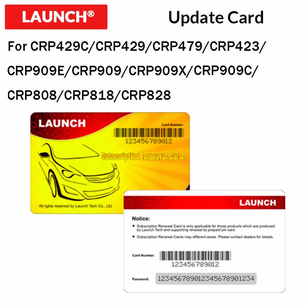 Lançamento original renovar cartão Pin cartão software atualização cartão suporte para X431 CRP429C CRP479 CRP469 X431 CRP423 CRP909E CRP909 CRP909X