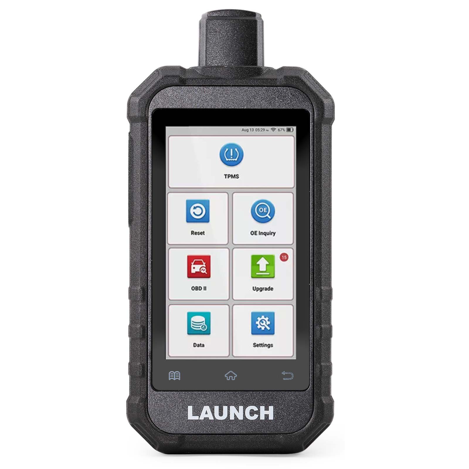 2025 LAUNCH Creader TPMS 5011 V2 TPMS ferramenta de diagnóstico de ativação WIFI atualização 12 funções de redefinição ativar 315/433MHZ & 2.4Ghz sensores de pressão dos pneus