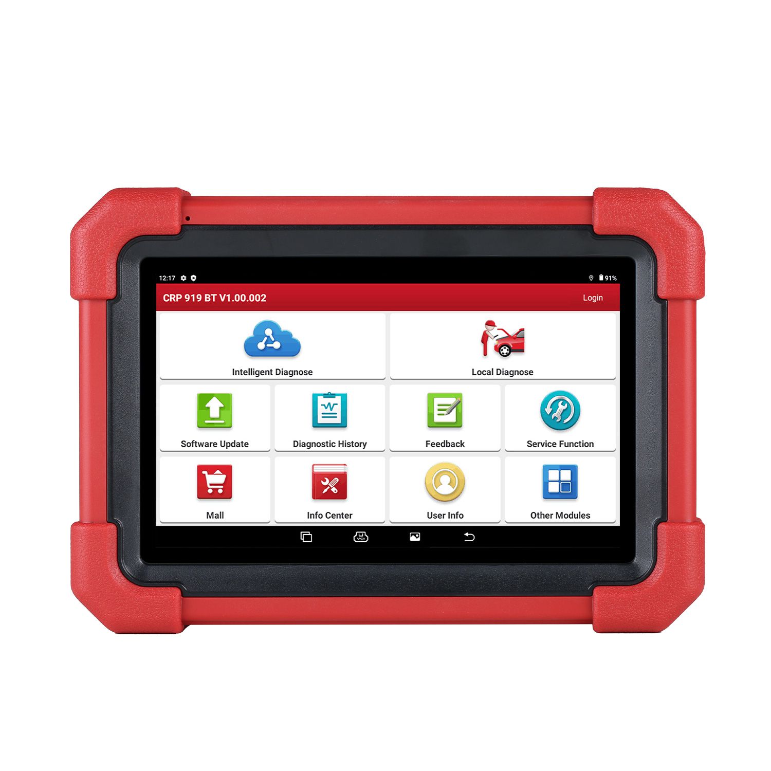 Lançamento CRP919X BT Scanner diagnóstico com Bluetooth suporta CAN FD DoIP e codificação ECU
