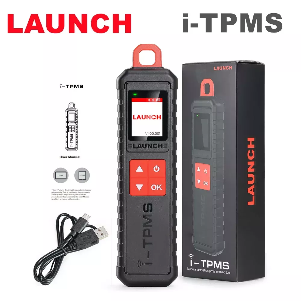 Lançamento da ferramenta de serviço TPMS portátil iTPMS Atualização do trabalho TSGUN com o scanner X431 suporta todos os sensores 315/433MHz