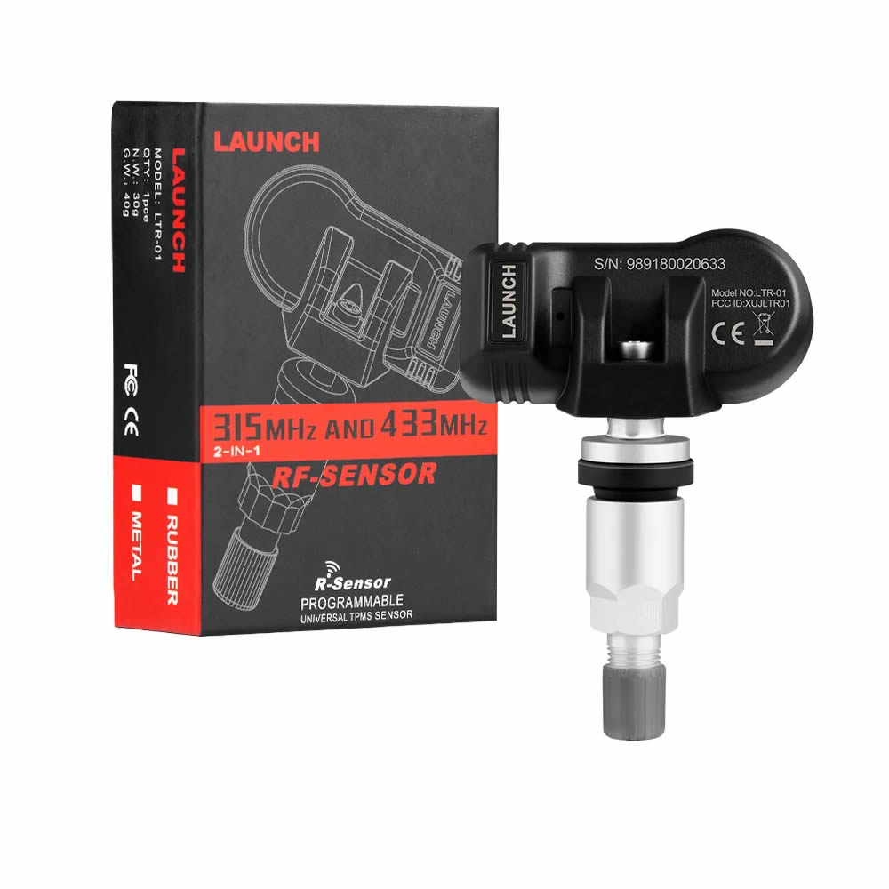 Lançamento LTR-01 RF Sensor 315MHz & 433MHz TPMS Ferramenta Metal & Borracha