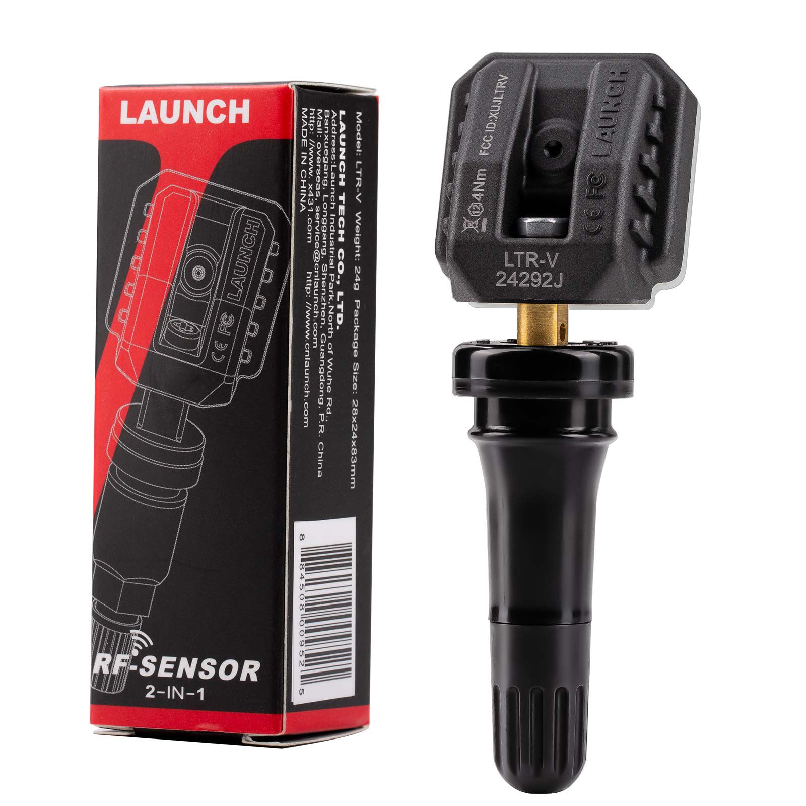4pcs Lançamento LTR-05 RF Sensor 315MHz & 433MHz TPMS Sensor Ferramenta Metal & Borracha