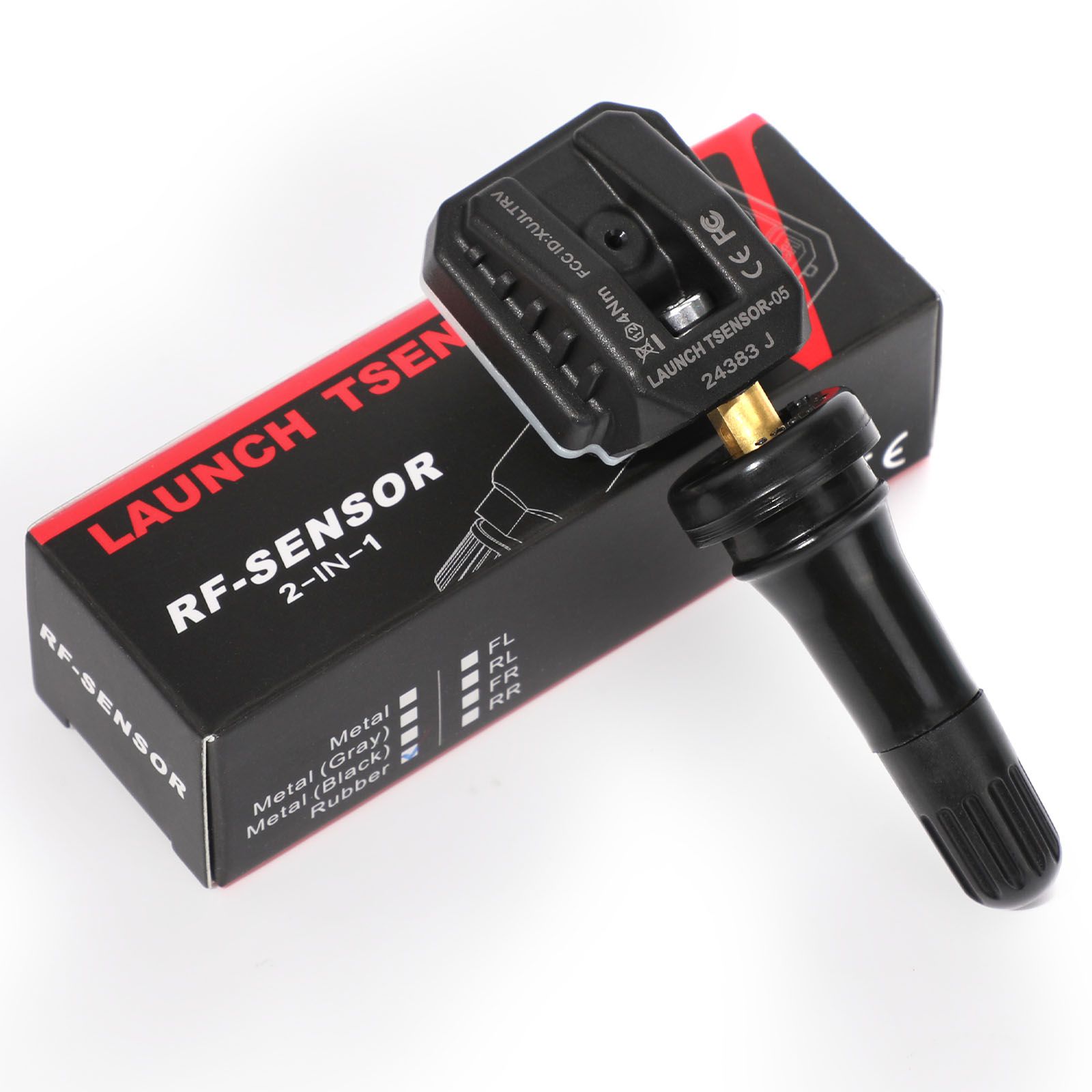 4pcs Lançamento LTR-05 RF Sensor 315MHz & 433MHz TPMS Sensor Ferramenta Metal & Borracha
